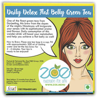 Zoe Nutrition for Life DAILY DETOX FLAT BELLY GREEN TEA Green Tea Bags Box(28 Bags)
