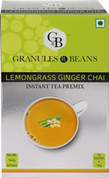 Granules and Beans Lemongrass Ginger Instant Tea Premix (10 Sachet x 14 =140 gm) Cardamom Instant Tea Box(1 Bags)