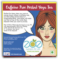 Zoe Nutrition for Life CAFFEINE FREE HERBAL YOGA TEA Black Pepper, Spices, Lime, Cardamom, Cloves, Ginger, Liquorice, Cinnamon Herbal Tea Bags Box(28 Bags)