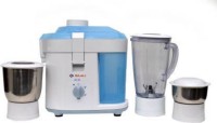 BAJAJ JX-10 450 Juicer Mixer Grinder (3 Jars, BLUE & WHITE)