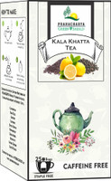 Pranacharya Kala Khatta Flavor Tea Bags 25 Bags For Weight Loss Black Pepper Masala Tea Bags Box(25 Bags)