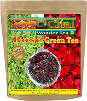 omg chai Rose Green Tea Rose Green Tea Pouch(100 g)