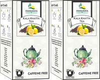 Pranacharya Kala Khatta Masala Flavor Tea Bags 50 Bags for Weight Loss Black Pepper Masala Tea Bags Box(50)