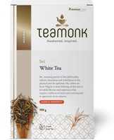 Teamonk Global Nilgiri White Tea, 50g (25 Cups)-Pack of 2 | 100% Natural Loose Leaf Tea for Glow & Immunity | Sei White Tea with Low-Caffeine & Anti-Oxidants | Whole Leaf