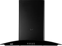 Kaff ACE BF 60 Wall Mounted Matte Black 1150 CMH Chimney