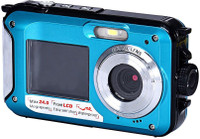 Fashionwu 1080HD Video Recorder Selfie Dual Screen DV Recording Camera(3 MP, 5 Optical Zoom, 5 Digital Zoom, Blue)