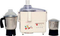 LoFtY heavy steel 2 jars Mother's Choice 500 Juicer Mixer Grinder (2 Jars, White)