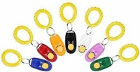 PSK PET MART Pet Training Clicker Button Clicker (Pack of 7) Plastic Training Aid For Dog