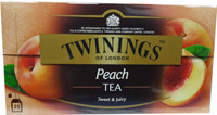 Twinings Peach Tea (Sweet & Juicy) 25 Tea Bags Peach Tea Bags Box(50 g)