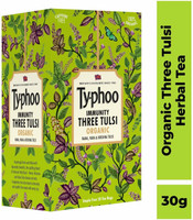 Typhoo Immunity Three Tulsi Organic Tea Tulsi Instant Tea Bags Box(20 Bags)