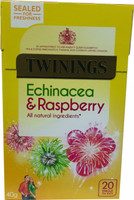 Twinings Echinacea & Raspberry 20 Tea Bags Raspberry Tea Bags Box(40 g)