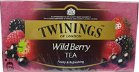 Twinings Wild Berry Tea (Fruity & Refreshing) 25 Tea Bags Strawberry, Blackcurrant, Blueberry Tea Bags Box(50 g)