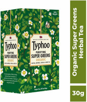 Typhoo Purifying Super Green Organic Tea Unflavoured Matcha Tea Bags Box(20 Bags)