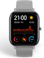 huami Amazfit GTS 1,65 HD AMOLED Ultrathin and lightweight metal body Smartwatch(Grey Strap, Regular)