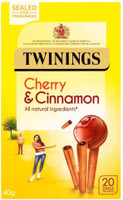 Twinings Cherry & Cinnamon Tea 20 Tea Bag Cherry, Cinnamon Tea Bags Box(40 g)