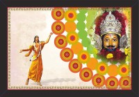 Mad Masters Canvas Khatu Shyam Ji Wall Painting (19 x 13 Inches) Canvas 13 inch x 19 inch Painting
