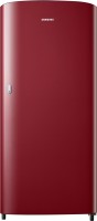 View Samsung 192 L Direct Cool Single Door 1 Star 2020 BEE Rating Refrigerator(Scarlet Red, RR19T21CARH/NL)  Price Online