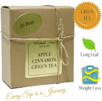 Mittal Teas Apple Cinnamon Green tea_20Bags Assorted Green Tea Bags Box(20 Bags)