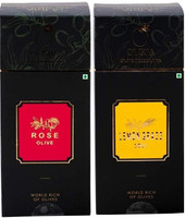 Oliria Healthy And Natural Olive Tree, Rose And Lemongrass Flavour, 20 Tea Bags Each, (2gm Each), Set of 2 Assorted Herbal Tea Bags Box(40 Bags)