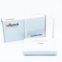 Syrotech GPON Optical Network Unit with 1 GE port, 1 FE Port, 1POTS and WiFi 1200 Mbps Router(White, Single Band)