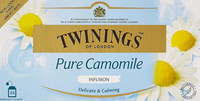 Twinings Pure Camomile Tea, 25 Tea Bags Chamomile Iced Tea Bags Box(25 Bags)