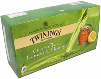 Twinings Green Tea Lemon & Honey - 100 Bags Lemon, Honey Green Tea Bags Box(100 Bags)