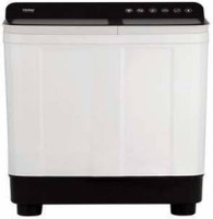 Haier 10 kg Semi Automatic Top Load White, Black(HTW100-178BK)