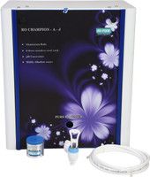Eco Crystal  Champion A J 6 L RO Water Purifier(White & Blue)