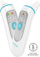 Dr. Trust (USA) Model-602 Homedoc Clinical Digital Fever Forehead Ear Infrared Temperature Thermometers Machine for kids Adults Pets Objects & Babies Thermometer(White)