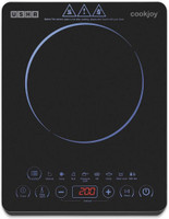 USHA Cook Joy (3820) 2000-Watt Induction Cooktop(Black, Push Button)