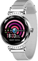 Sanda W18 H90-Heart Rate,Blood Pressure Band Smartwatch(Silver Strap, 20cm x 15cm x 10cm)