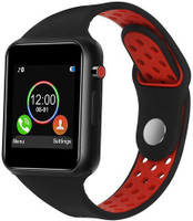 Oxhox AX Bluetooth Phone 4G Calling Smartwatch(Black, Red Strap, Free)