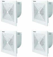 USHA Crisp air Premia Energy Saving 5 Blade Exhaust Fan(pearl white, Pack of 4)