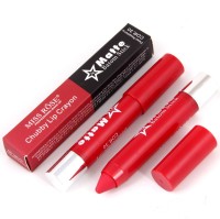 MISS ROSE #30 Chubby Lip Crayon Matte Batom Stick(Dark Red, 10 g)