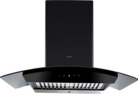 Elica WDAT HAC 90 NERO Auto Clean Wall Mounted Chimney(Black 1200 CMH)