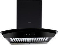 Elica WDAT HAC 60 NERO Auto Clean Wall Mounted Black 1200 CMH Chimney