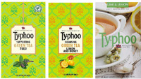 typhoo Lemon Honey, Tulsi & Lemon Lime Pack Of 3 Lemon, Honey, Lime, Tulsi Tea Bags Box(75 Bags)