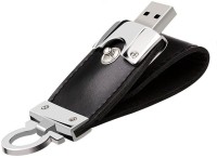 KBR PRODUCT Black leather hook 16 GB Pen Drive(Black)
