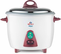BAJAJ Majesty RCX 28 Electric Rice Cooker(2.8 L, White and Red)