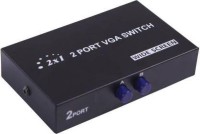 atekt 2 Port Manual VGA Splitter Media Streaming Device (Black) Media Streaming Device(Black)