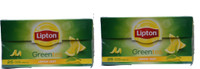 Lipton Lemon Zest (2 Box Of 25 Tea Bags) Green Tea Bags Lemon Green Tea Bags Box(50 Bags)