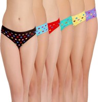 DreamBe Women Hipster Black, Blue, Red, Light Blue, Yellow, Purple Panty(Pack of 6)