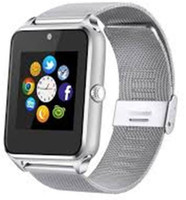 Anchor Z60 smart watch Smartwatch(Silver Strap, M)