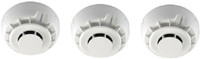 RAPID - X Fireline rate of rise heat detector with diode base is a conventional detector (PACK OF 3) Wireless Sensor Security System