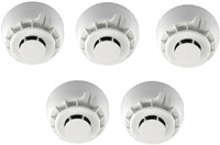 RAPID - X SMOKE AND HEAT DETECTOR SENSOR SECURITY (PACK OF 5) Wireless Sensor Security System
