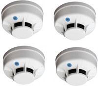 RAPID - X Optical Smoke & Heat Detector (PACK OF 4) Wireless Sensor Security System