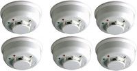 RAPID - X Wireless Photoelectric Smoke Heat Detector (PACK OF 6) Wireless Sensor Security System