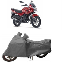 Everland Two Wheeler Cover for Bajaj(Discover 150 f, Grey)