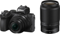 NIKON Z 50 Mirrorless Camera Body with 16-50mm & 50-250mm Lenses(Black)