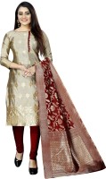 MANJULA SAREE Cotton Silk Blend Woven Salwar Suit Material(Unstitched)